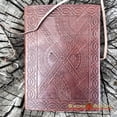 thumbnail image 4 of Handmade Celtic Cross Journal Book Bound Leather Medieval Renaissance, 4 of 10