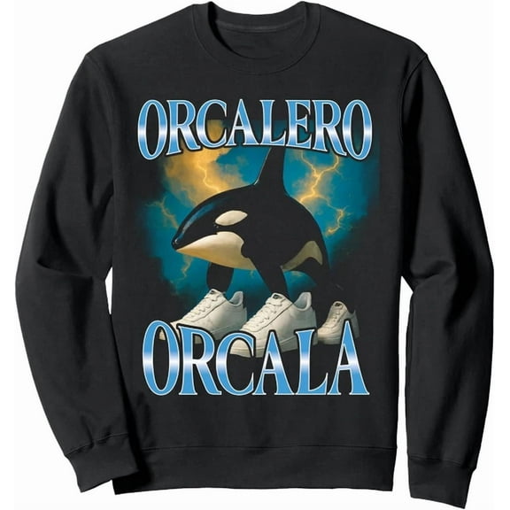 Arvy Orcalero Orcala Italian Brainrot Bootleg Unisex Crewneck Sweatshirt
