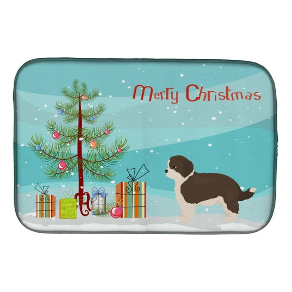 Havapoo #1 Christmas Tree Dish Drying Mat