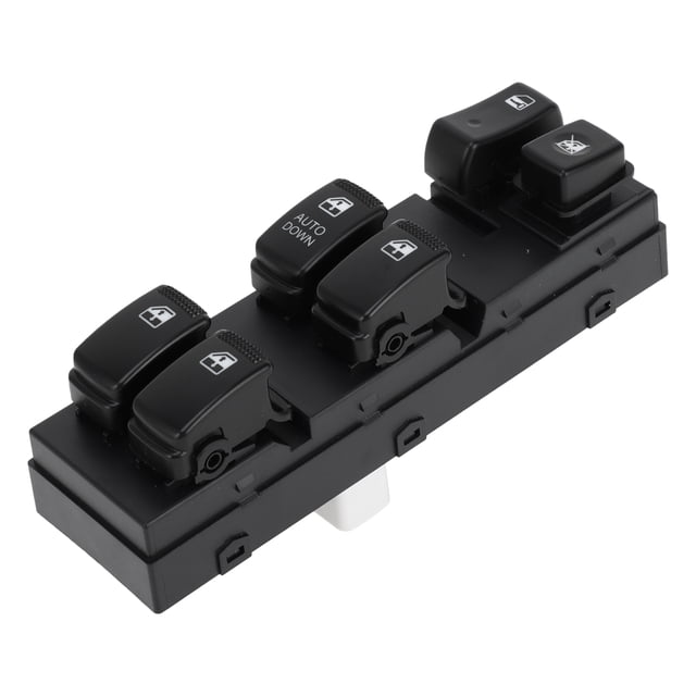 Interruptor de ventana eléctrica Unique Bargains para el lado del conductor delantero izquierdo para Kia Sportage 2005-2010 Negro
