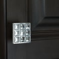 thumbnail image 4 of GlideRite 1-1/2 in. Square Crystal Cabinet Knob with Polished Chrome Base, 4 of 4