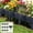 Black, variant on Plastic Garden Fence Decorative Border Outdoor Horticultural Fencing Modular DIY Lawn Edging Panels Yard Patio Flower Bed Divider Weather Resistant Landscaping Barrier Fence Kit Flexible Design