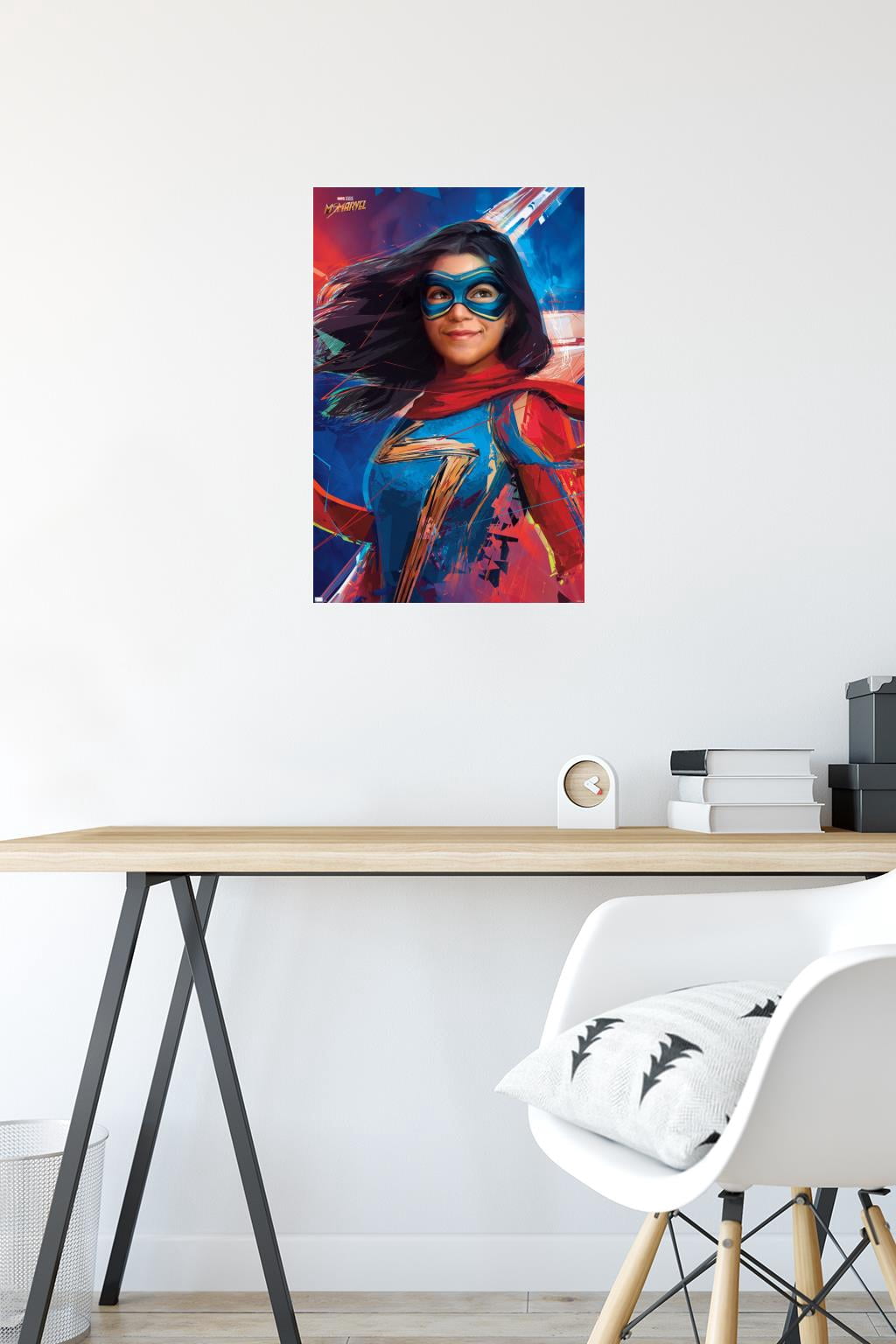 Marvel Ms. Marvel - Graffiti Wall Poster, 14.725" x 22.375"