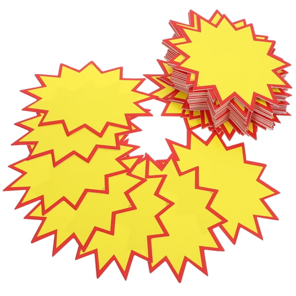 Pretyzoom Shopping Mall Price Tags Multi-Color Practical for Retail 200Pcs