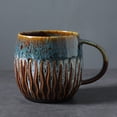 thumbnail image 4 of AUNVITO Ceramic 600ml Large Capacity Breakfast Cup, Rustic Style Coffee Mug, High-Quality Morning Beverage Holder, 4 of 6