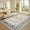 Beige/Blue, variant on Uermei 9'x12' Large Soft Area Rug: Machine Washable Non-Slip Carpet, Farmhouse Vintage Floor Mat for Living Room Bedroom Dining Room - Beige Blue