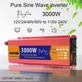 thumbnail image 2 of Pure Sine Wave Inverter 12V/24V To AC 1000W/1600W/2200W/3000W Voltage Transformer Power Converter Solar LED Inverter ,Wide Usage, 2 of 7