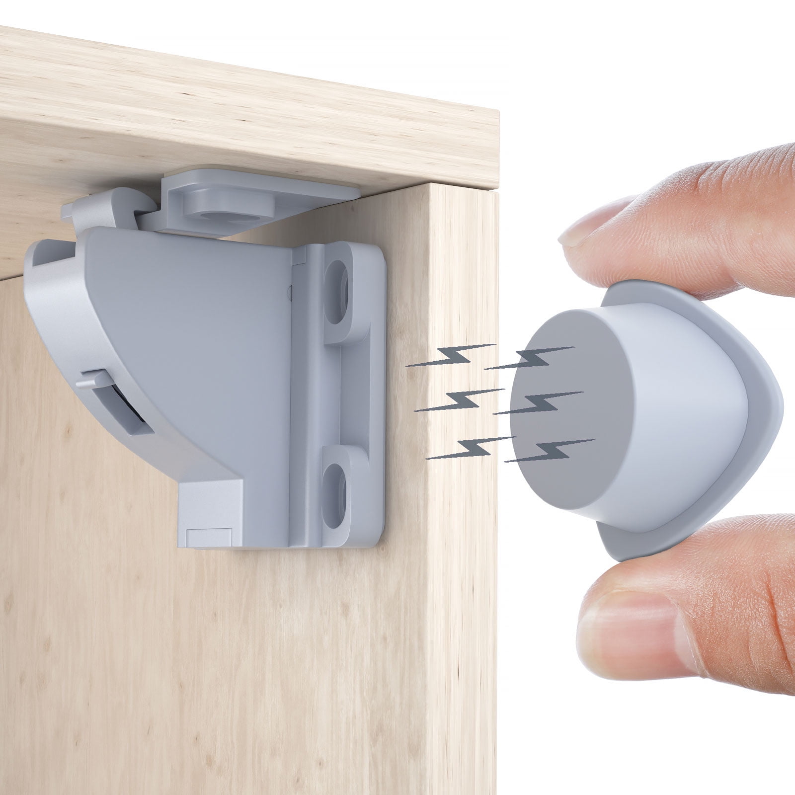 Magnetic Cabinet Locks for Baby Proofing Latch Locks and