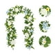 thumbnail image 2 of Guirnalda Artificial de Peonías de 200 Cm | Flores Artificiales Rosas o Azules | Decoración para Bodas | Centro de Mesa | Vegetación de Ratán para Interiores y Exteriores, 2 of 7