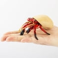 thumbnail image 4 of Holzlrgus 4 Pcs Hermit Crab Figurines Realistic Sea Creature Model Plastic Beach Animals Action Figure for Birthday Party Collection Gifts, 4 of 7