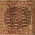 thumbnail image 1 of Ahgly Company Indoor Square Persian Brown Traditional Area Rugs, 3' Square, 1 of 4