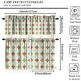 thumbnail image 4 of Camouflage Kitchen Curtains Grommet Waterproof Window Drapes with Hunting Theme Forest Tree Branch Leaf Print Pattern Decorative Privacy Curtains for Bedroom Bathroom 2 Panels 27.5 x 39 Inch, 4 of 5