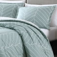 thumbnail image 3 of City Scene Ceres Cotton Green 3 Piece Comforter Set-King, 3 of 5