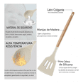 thumbnail image 4 of Set De Utensilios Cocina.14pcs Utensilios De Silicon Cocina BEIGE, 4 of 5