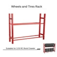 thumbnail image 3 of Esquirla 1/10 Metal RC Tire Wheel Rack / Shelf, Mini Scale Decorations, Holds up to 12pcs, 3 of 6