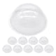 thumbnail image 1 of BRIGHTFUFU 20pcs Ornamento de media domo de plástico transparente para artesanías y decoración del hogar ideal para reemplazo de globo de nieve y carcajista, 1 of 7