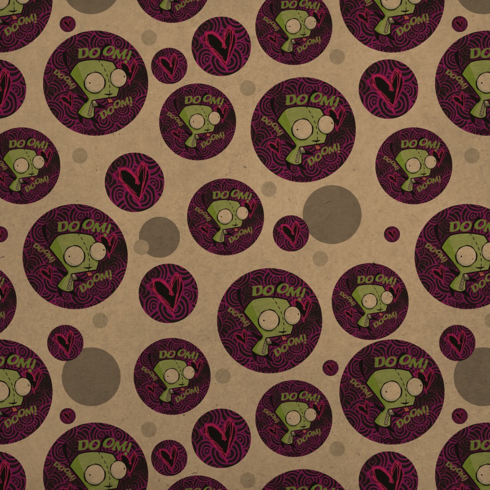 Invader Zim Gir Doom Dance - Portapillole Metallico Rettangolare, Astuccio Con Doppio Scomparto Per Farmaci E Piccoli Oggetti