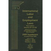 International Labor and Employment Laws: 2009 Supplement