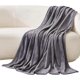 thumbnail image 1 of Fleece Blanket 230 x 230 cm Sofa Blanket Soft and Warm Fleece Blanket, Fluffy Plush Cozy Flannel Blanket and Throws, Gray, 1 of 4