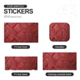 thumbnail image 4 of POBUDS Switch Skin | Sticker Wrap Vinyl Decal | Set Compatible with Nintendo Switch ( Switch OLED Model, Red Leather Pattern Mix), 4 of 5