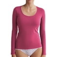 thumbnail image 2 of Emmalise Women’s Long Sleeve Scoop Neck Fitted Top Bright Assorted Colors 1 2X, 2 of 4
