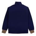 thumbnail image 6 of BXINGOHAI Men's casual Crewneck Sweatshirt Thick Loose fit Soft Basic Pullover Sweatshirt Today Navy,L, 6 of 6