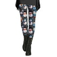 thumbnail image 5 of SNOWSONG Christmas Leggings for Women, Plus Size Leggings Women High Waisted Workout Pants Tummy Santa Print Holiday Legging Tights, Womens Leggings, Tummy Control Leggings Pink M, 5 of 7