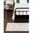 thumbnail image 4 of Rugs.com Charlotte Collection Rug – 6 Ft Runner Ivory Low-Pile Rug Perfect For Hallways, Entryways, 4 of 9