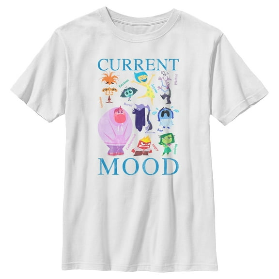Boy's Inside Out 2 Current Mood Graphic T-Shirt