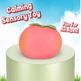 thumbnail image 2 of Squeezy Peach Toys, Squeezy Sensory Toys, Slow Rising Squishy Relief Soft Tress Relief & Fidget Toys, Fruit Toys, 2 of 7