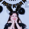 thumbnail image 6 of Hsqqdc Feather Black Moth Antenna Headband Insect Hair Accessories, 1 Piece, 6 of 7