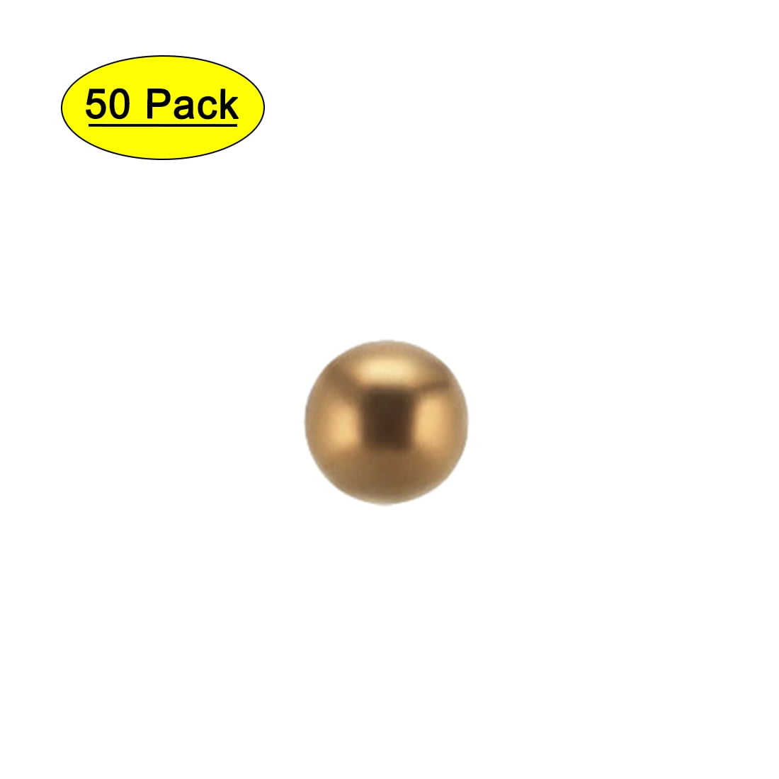 uxcell 4mm Precision Solid Brass Bearing Balls 50pcs uxcell 4mm Precision Solid Brass Bearing Balls 50pcs