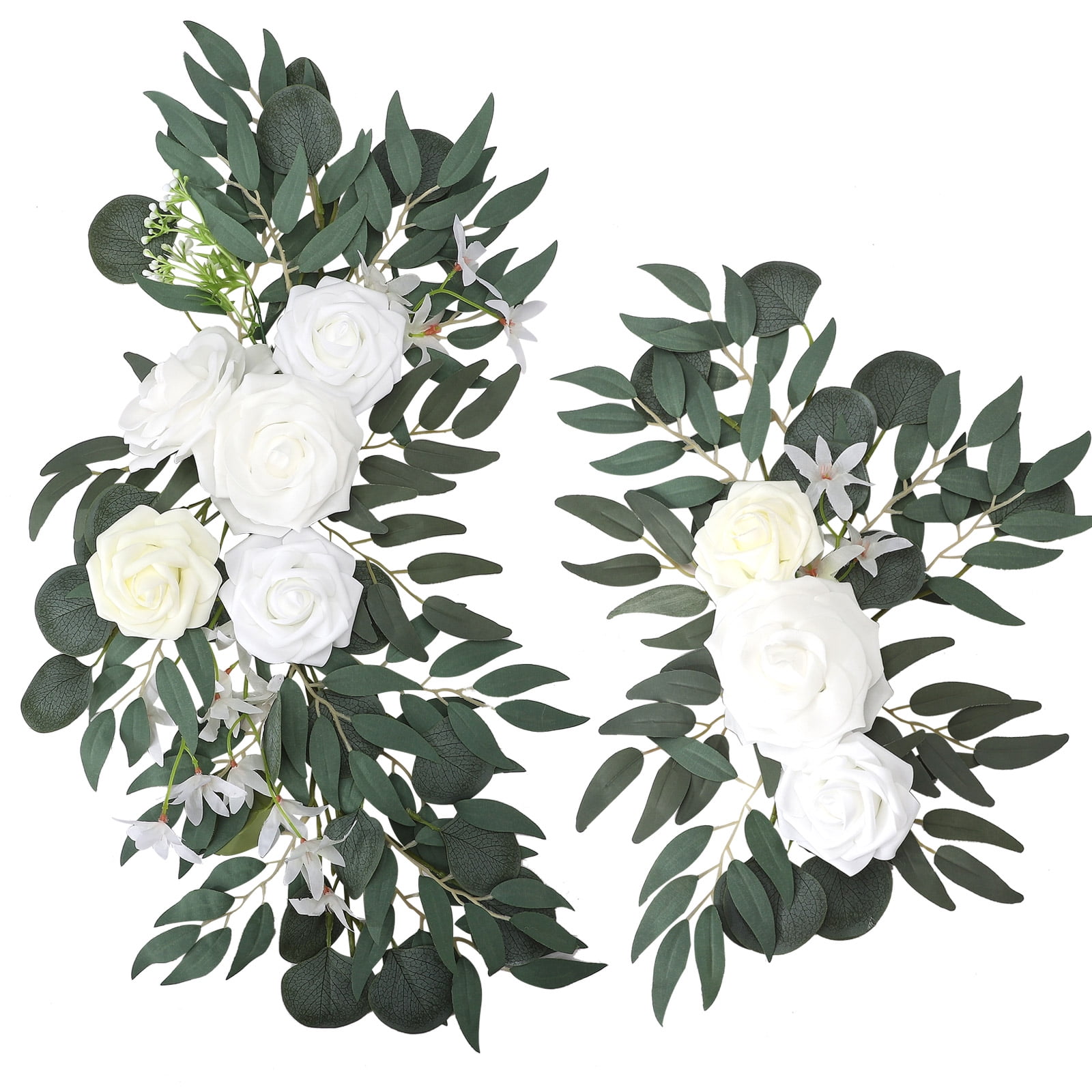Artificial Wedding Arch Flowers Kit Swag For Ceremony And Reception Backdrop Decoration