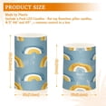 thumbnail image 6 of Yayeee Flameless Candles with Remote Flickering Battery Operated Multi Color Changing, Light Blue Rainbow, 6 of 7