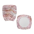 thumbnail image 7 of ZUXONGSY Marble Print Desk Chair Cover 2-Piece Seat Cushion Split Protectors Mid Back Chair Covers Easy to Install and Clean Protective Cover for Office Home Cafe, 7 of 7
