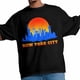 thumbnail image 4 of Camisetas informales de manga corta con silueta de la ciudad de Nueva York para hombre, camisetas gráficas, 4 of 8