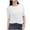 White-06, variant on perfectbot Womens Tops Summer Relaxed Fit Solid Color Crew Neck Soft Blouses Elbow-Length Shirts Going Out Trendy M-XXL