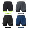 thumbnail image 2 of Doorslay Men's 2-in-1 Running Shorts Quick-Drying Breathable Energy Training Sports Jogging Cycling Shorts Extended Lining, 2 of 8