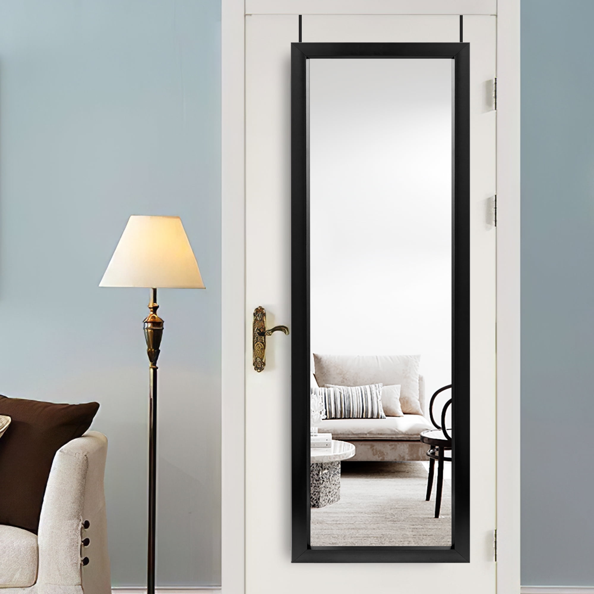 Neutype Door Mirror Full Length Mirror Hanging on the Door Vertically