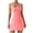 DT-Watermelon Red, variant on DailyTrove Women's Solid Color Athletic Dress, Sleeveless, Casual Gym & Outdoor Wear, Stretchy Nylon Blend, Fit & Flare