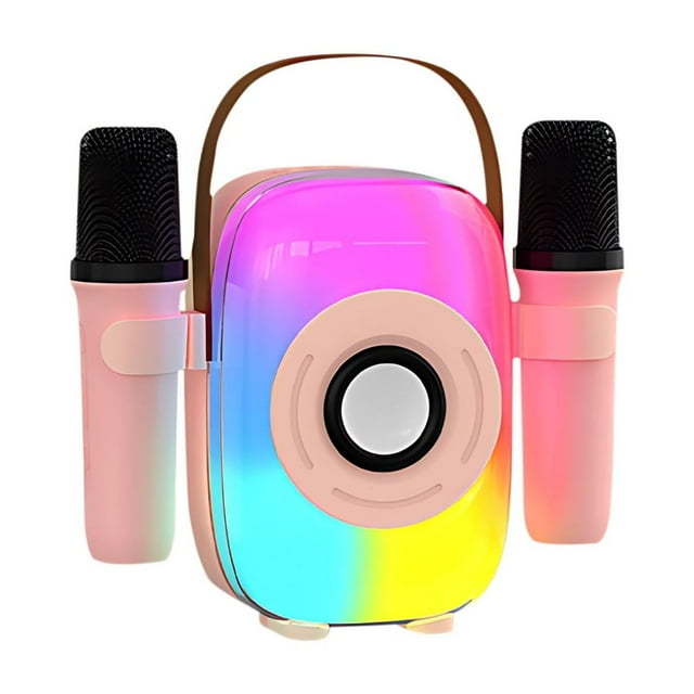 Wireless Bluetooth Karaoke Speaker With Microphone All-In-One Portable Speaker For Kids Family Singing Entertainment Indoor Outdoor Use With Superior Sound Quality Easy Connectivity