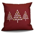 thumbnail image 2 of Simply Daisy 16" x 16" Trio of Trees Geometric Print Pillow, 2 of 2