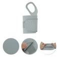 thumbnail image 3 of Unique Bargains 1 Pair Lightweight Wristbands 13.58"x3.23" Wristbands for Sport Gray, 3 of 6