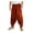 Red, variant on Men Pants Loose Fit Stylish Nylon Men Harem Pants for Party