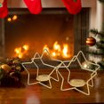 thumbnail image 1 of Hot6sl Ofertas y Liquidaciones Vela Navideña para Mesa de Comedor, Forma de Árbol de Navidad Festivo, Vela Metal y Hierro, Vela de Estrella, 1 of 5