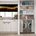 thumbnail image 5 of LALILO Kitchen Curtain Valance Colorful Musical Rod Pocket Window Curtain 52"x 18" Set of 2, 5 of 6