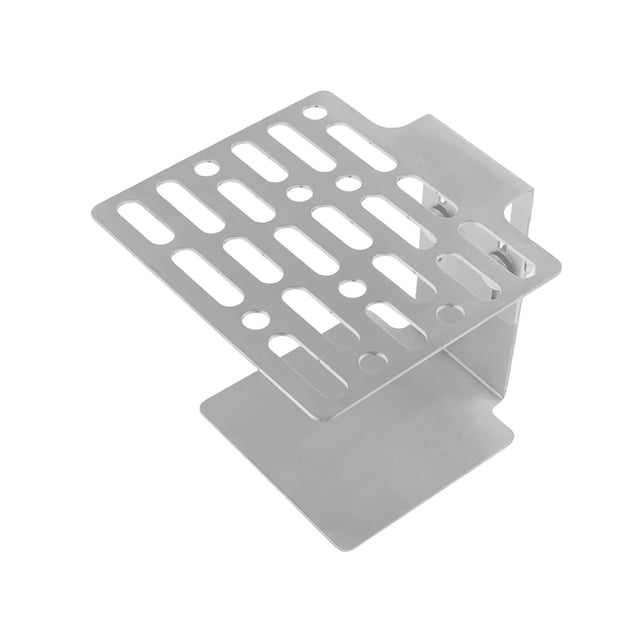 Protector de estante para pesar café, profesional, versátil, fácil de limpiar, estante elevador, altura ajustable para estación de cocina Plata
