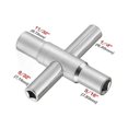 thumbnail image 4 of 4-in-1 Crossed Sillcock Wrench Durable Heavy Duty Mini Wrench for Bathroom, 4 of 4