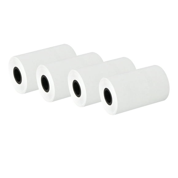 moobody 4 Rolls Thermal Receipt Paper 57x40mm/2.24x1.57in White Thermal Paper Roll Bill Ticket Clear Printing for Cash Register 58mm POS Thermal Receipt Printer