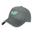 thumbnail image 2 of LNWH Baseball Cap, Adjustable Size for Running Workouts and Outdoor Activities All Seasons, Vintage Butterfly Animal Insect - Gray, 2 of 8